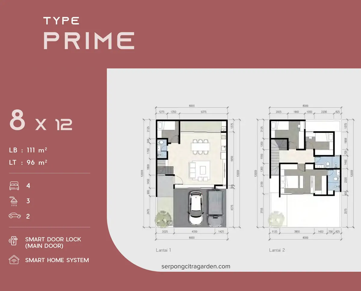 Floor plan for PRIME